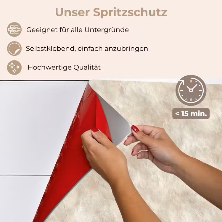 Beige - Reliëfstructuur - Natuursteen keuken achterwand spatscherm klein 900 -spatscherm_DE