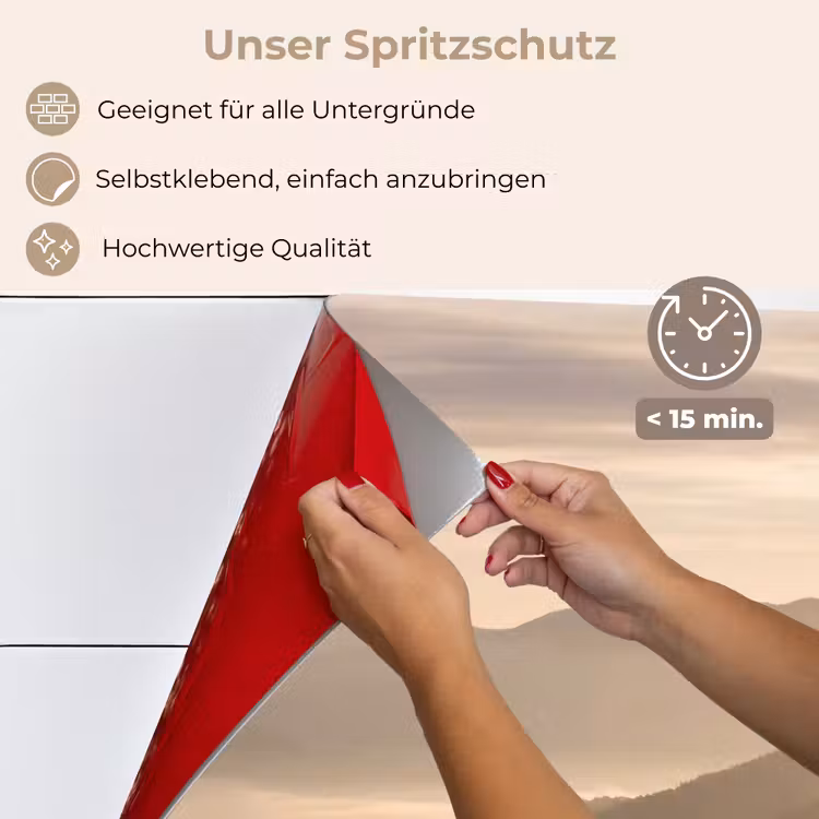 Bergen - Mist - Zonnestralen keuken achterwand spatscherm klein -spatscherm_DE