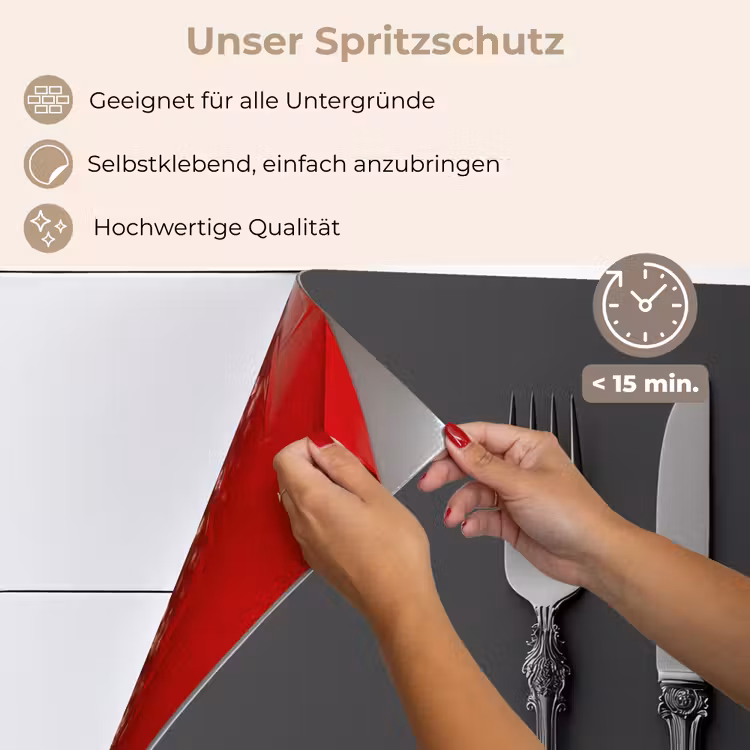Bestek - Zwart keuken achterwand spatscherm klein -spatscherm_DE