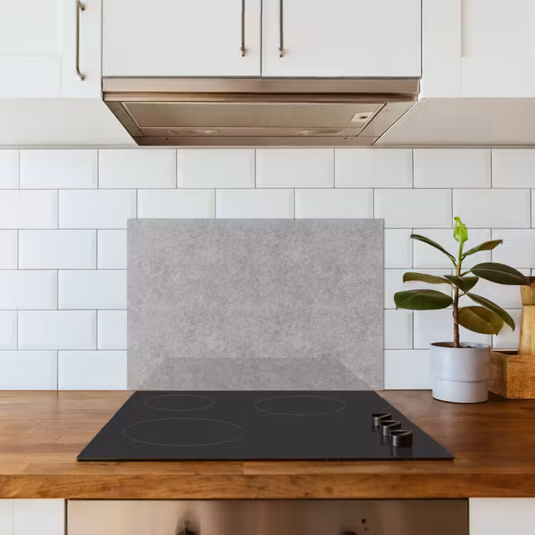Beton - Oud - Patroon keuken achterwand spatscherm klein 900 -sfeer2