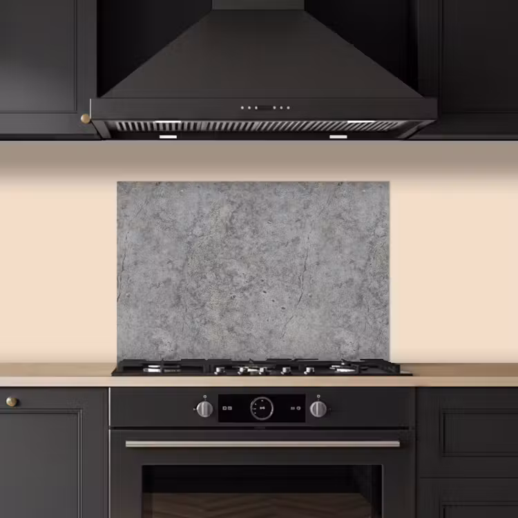 Beton - Antiek - Patronen keuken achterwand spatscherm klein 900 -sfeer1