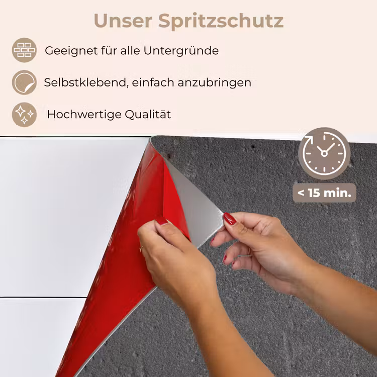 Beton - Grijs - Lijn - Vormen keuken achterwand spatscherm klein -spatscherm_DE