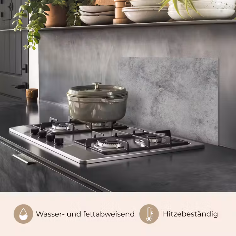 Beton - Grijs - Patronen keuken achterwand spatscherm klein 900 -usp_DE