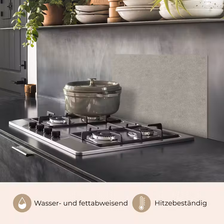 Beton - Grijs - Patronen - Industrieel keuken achterwand spatscherm klein 900 -usp_DE