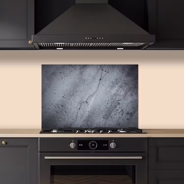 Beton - Grijs - Scheur keuken achterwand spatscherm klein -sfeer1
