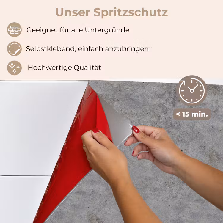 Beton - Industrieel - Patronen keuken achterwand spatscherm klein 900 -spatscherm_DE