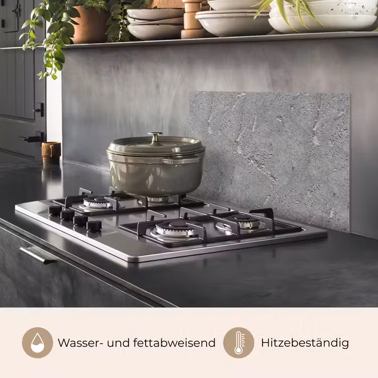 Beton - Patronen - Steen keuken achterwand spatscherm klein 900 -usp_DE