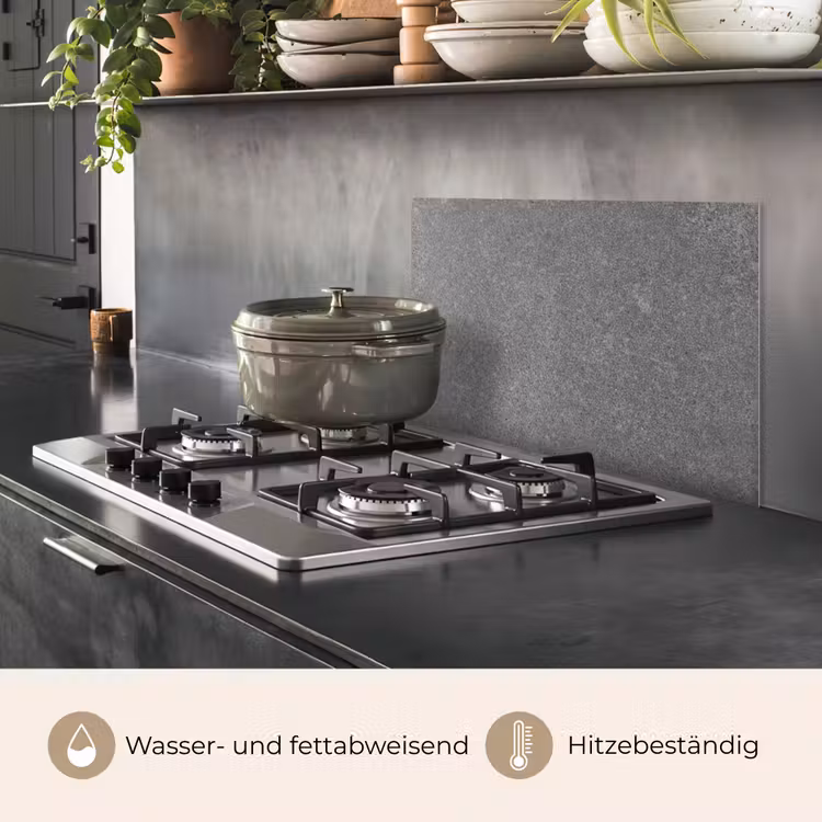 Beton - Patronen - Cement - Vintage - Textuur - Rustiek keuken achterwand spatscherm klein -usp_DE