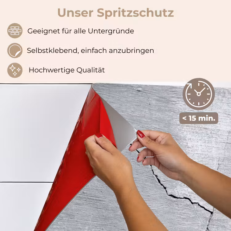 Beton - Scheur - Grijs keuken achterwand spatscherm klein -spatscherm_DE
