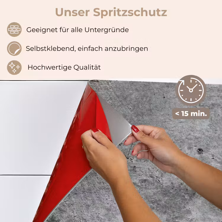 Beton - Leisteen - Grijs -Betonstructuur keuken achterwand spatscherm klein -spatscherm_DE