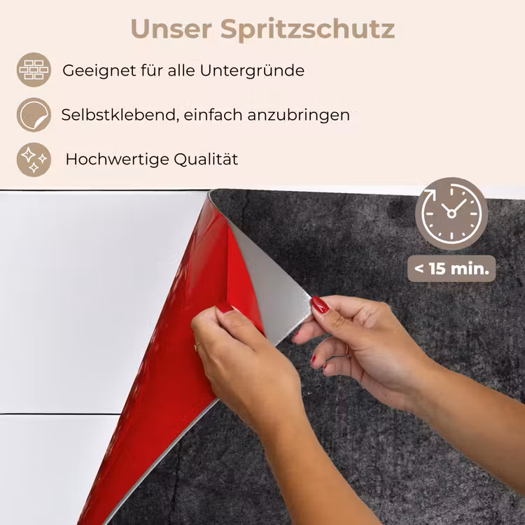 Beton - Structuur - Retro - Zwart - Grijs - Rustiek keuken achterwand spatscherm klein -spatscherm_DE