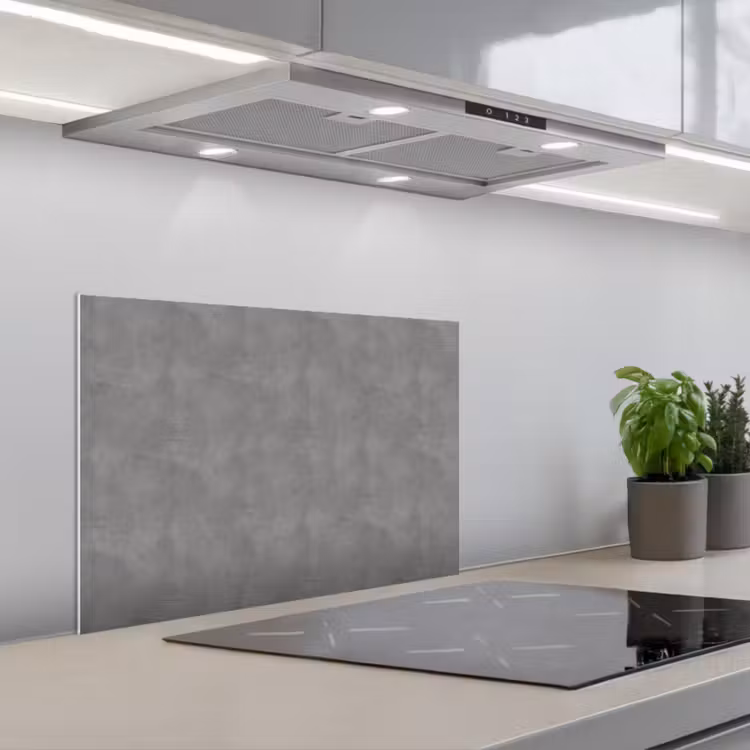 Beton - Structuur - Patroon keuken achterwand spatscherm klein 900 -3d_schuin