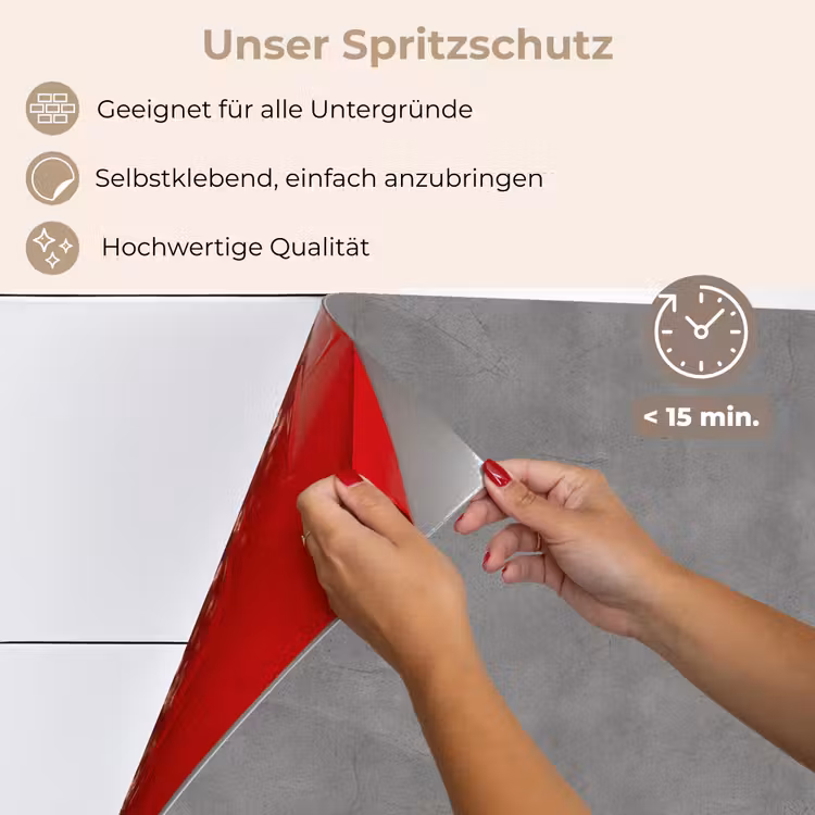 Beton - Structuur - Patroon keuken achterwand spatscherm klein 900 -spatscherm_DE