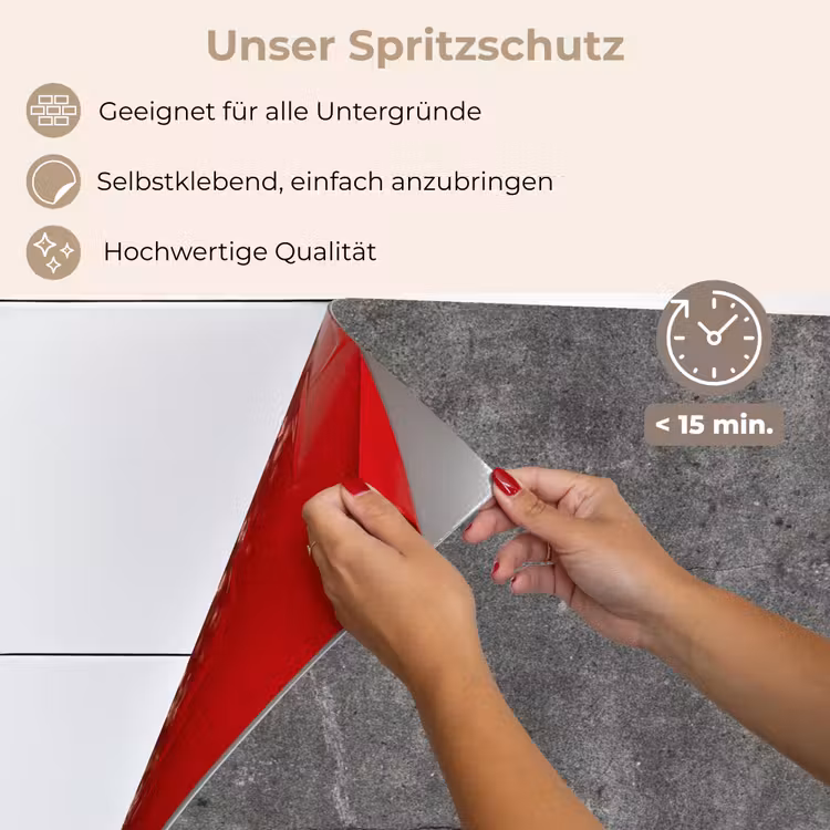Beton - Muur - Cement keuken achterwand spatscherm klein -spatscherm_DE