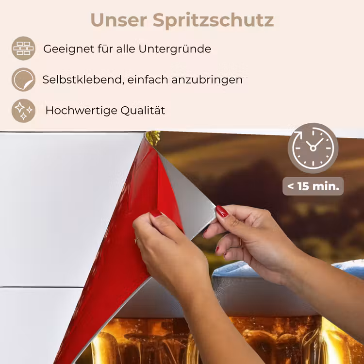 Bier - Hop - Landschap keuken achterwand spatscherm klein -spatscherm_DE
