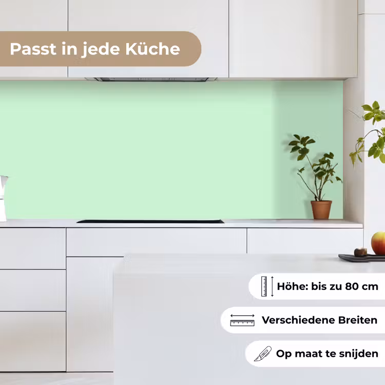 Pale - Mint - Groen keuken achterwand 2 middel 871 -sfeer4_DE