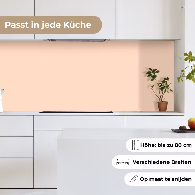 Pale - Peach - Nude keuken achterwand 2 middel 871 -sfeer4_DE