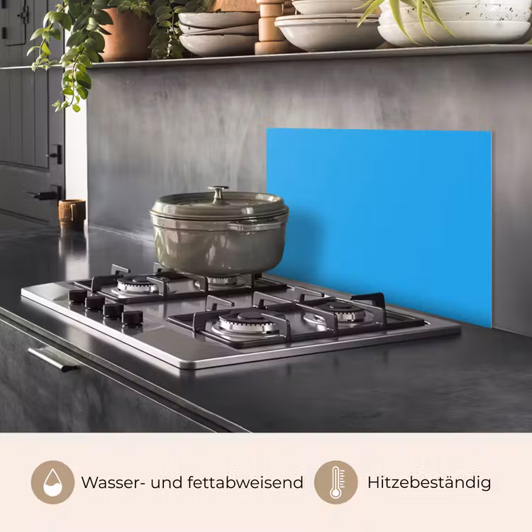Blauw - Licht - Kleuren keuken achterwand spatscherm klein 900 -usp_DE