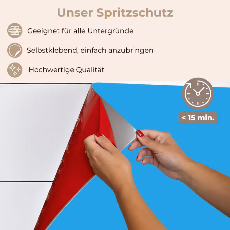 Blauw - Licht - Kleuren keuken achterwand spatscherm klein 900 -spatscherm_DE