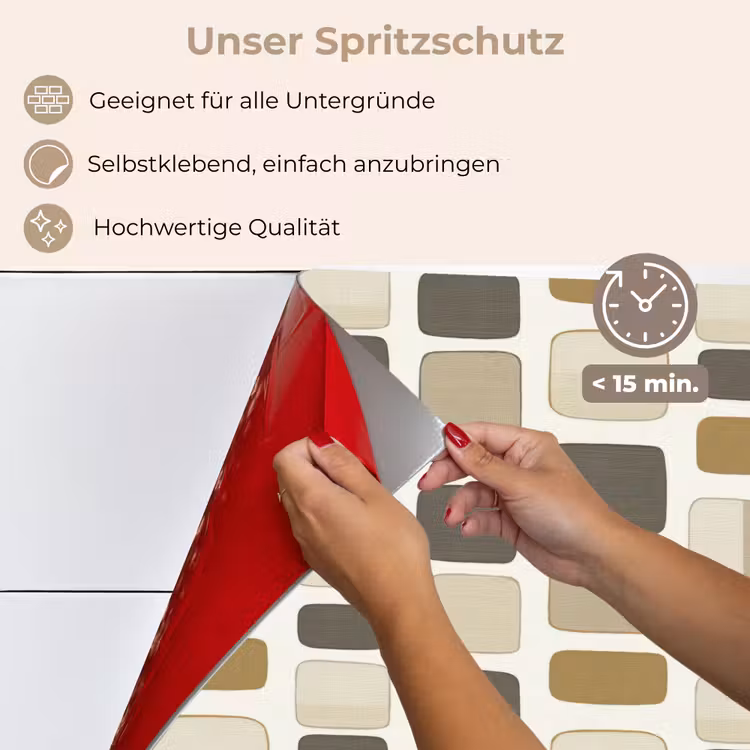 Blokken - Vintage - Grijs keuken achterwand spatscherm klein 900 -spatscherm_DE