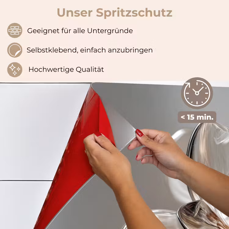 Bloem - Glazen - Doorzichtig keuken achterwand spatscherm klein -spatscherm_DE