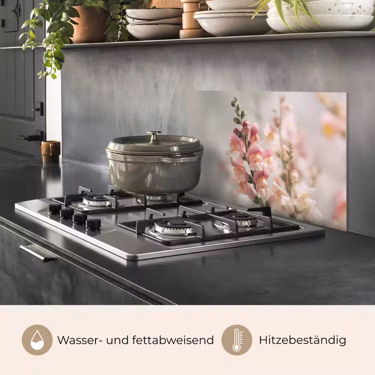 Bloem - Leeuwenbek - Roze - Stengel keuken achterwand spatscherm klein -usp_DE