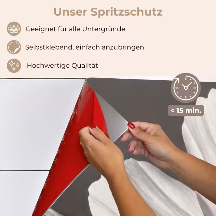 Bloem - Minimalistisch - Zwart - Wit keuken achterwand spatscherm klein -spatscherm_DE
