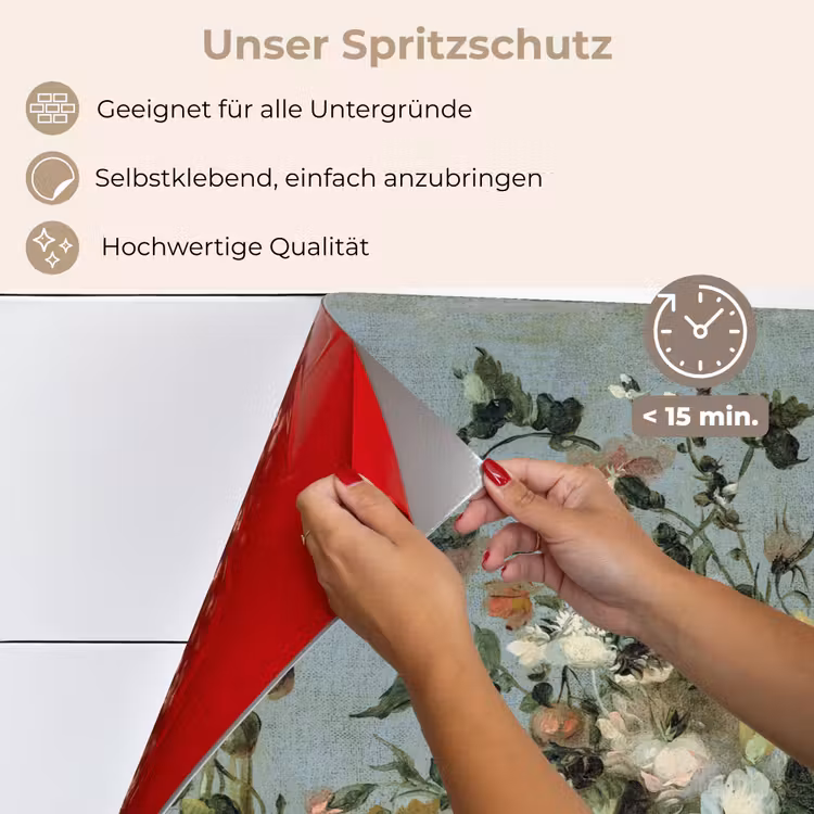 Bloemen - Oude Meesters - Olieverf keuken achterwand spatscherm klein -spatscherm_DE