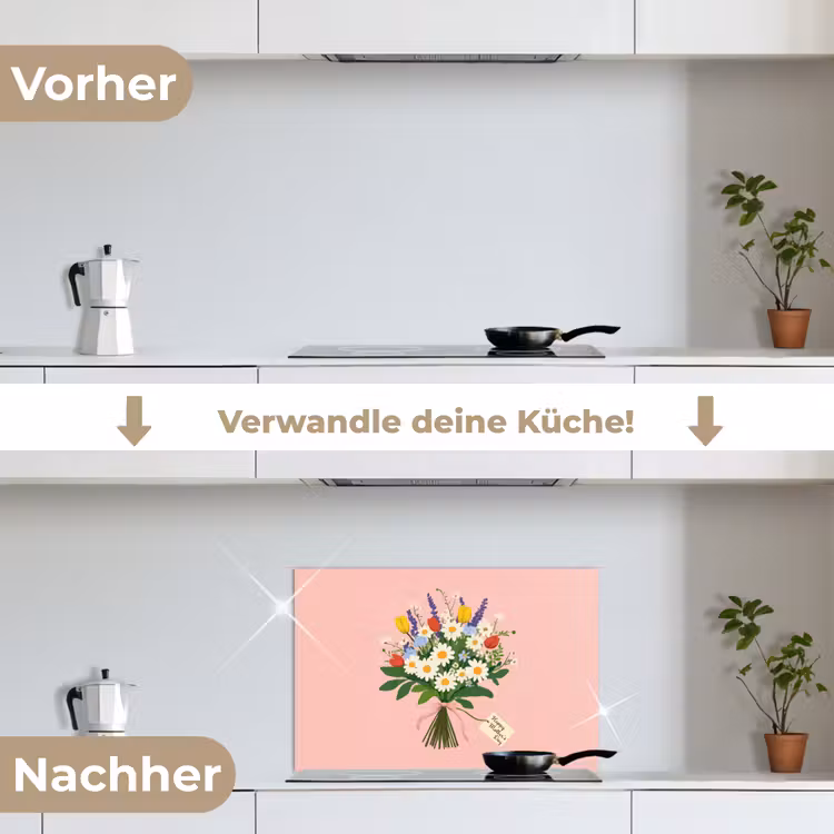 Bloemen - Lint - Kaartje keuken achterwand spatscherm klein -voor_na_DE