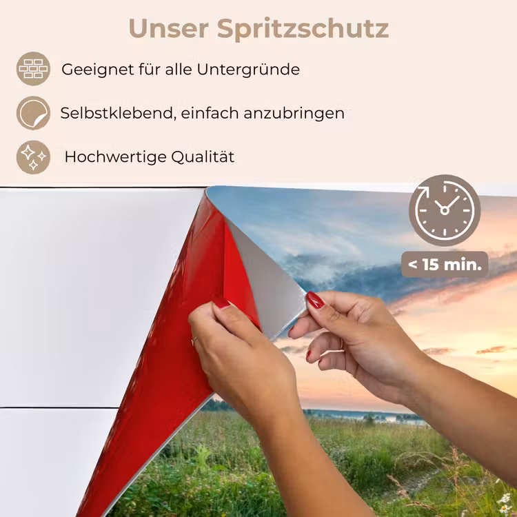 Bloemen - Madelief - Natuur - Zon - Horizon keuken achterwand spatscherm klein -spatscherm_DE