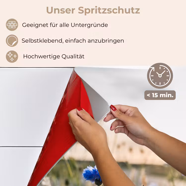 Bloemen - Zomer - Korenbloem - Blauw - Zon - Wolken keuken achterwand spatscherm klein -spatscherm_DE