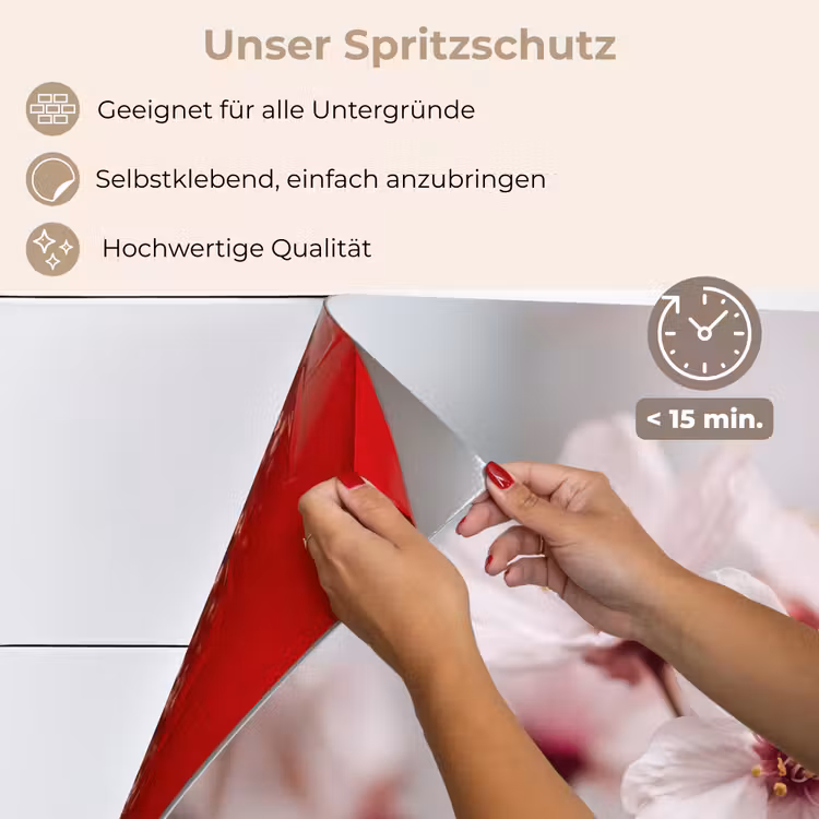 Bloesems - Meeldraden - Geel - Wazig keuken achterwand spatscherm klein -spatscherm_DE