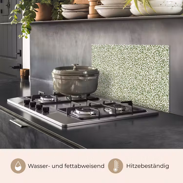 Botanisch - Takken - Groen keuken achterwand spatscherm klein 900 -usp_DE