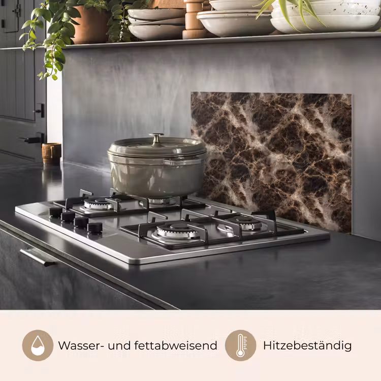 Bruin - Goud - Marmer keuken achterwand spatscherm klein 900 -usp_DE