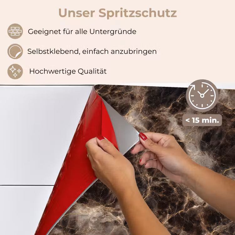 Bruin - Goud - Marmer keuken achterwand spatscherm klein 900 -spatscherm_DE