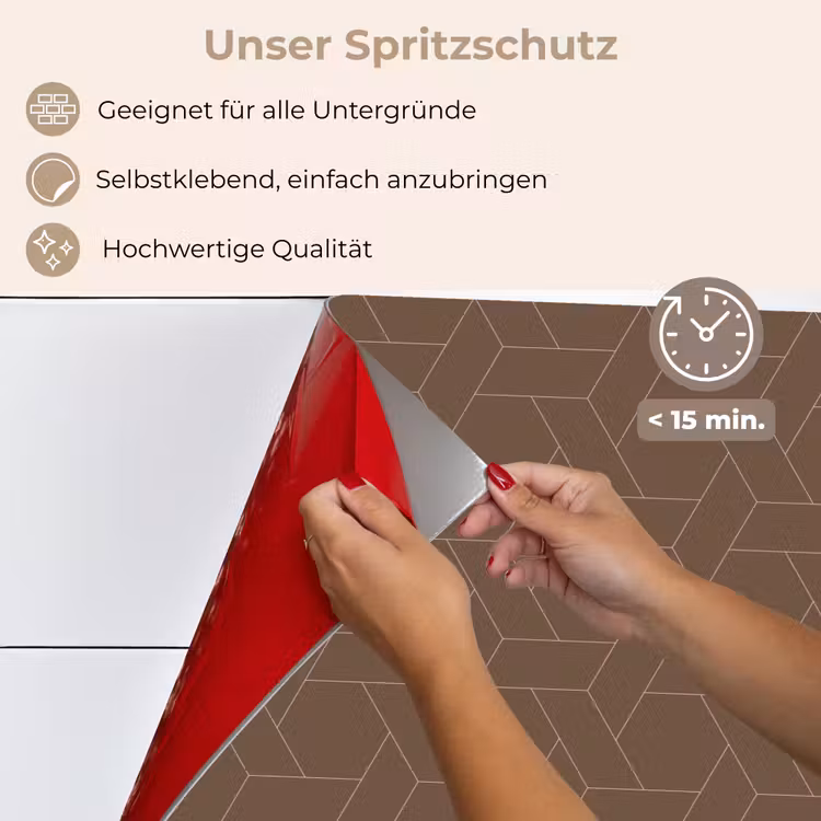 Bruin - Roze - Patroon keuken achterwand spatscherm klein 900 -spatscherm_DE