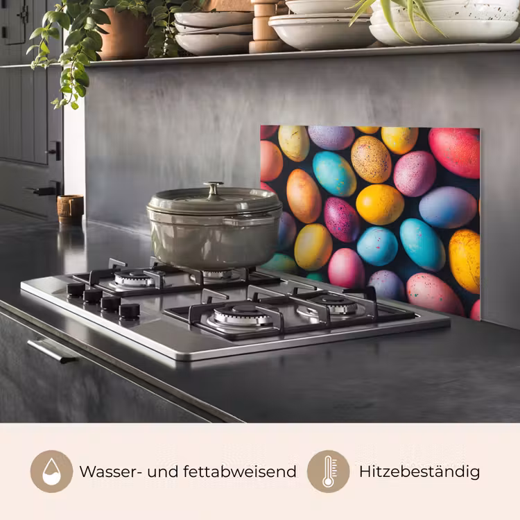 Kleurrijk - Paaseitjes - Spetters keuken achterwand spatscherm klein -usp_DE