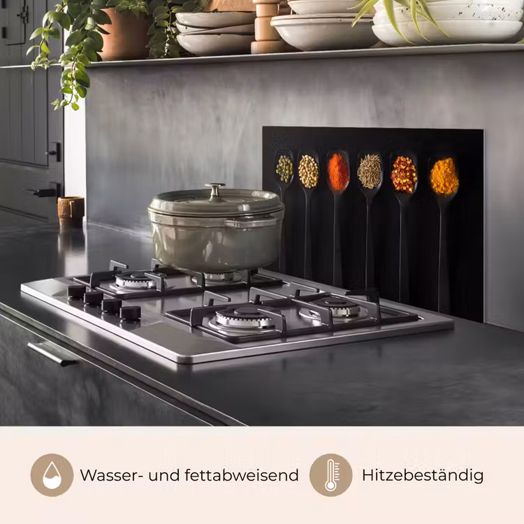 Kleurrijk Kruiden Kwartet keuken achterwand spatscherm klein -usp_DE