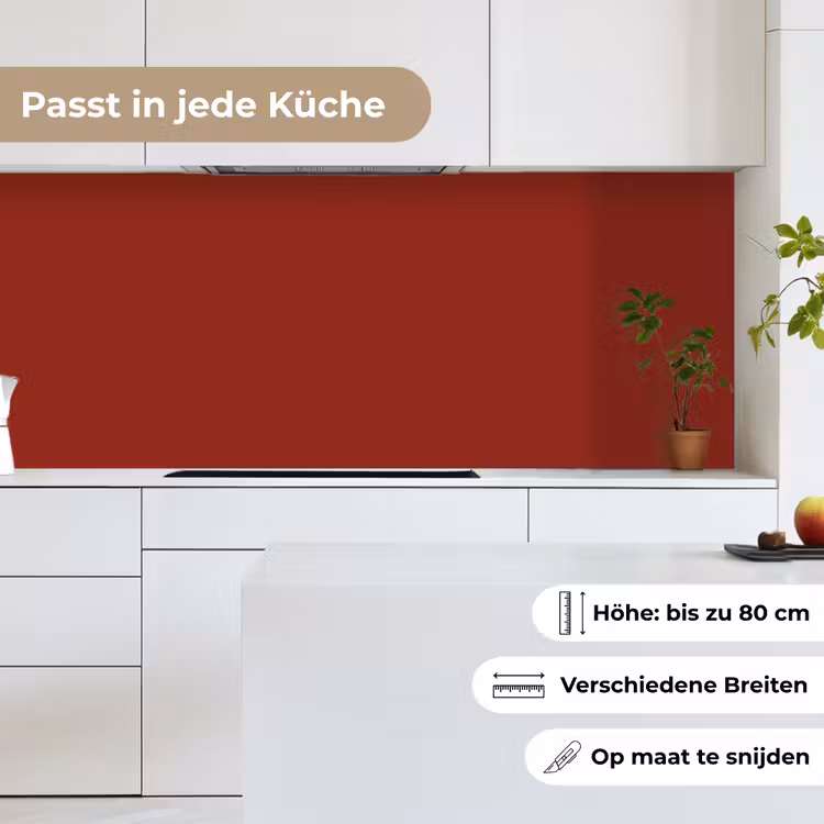 Burnt - Copper - Rood keuken achterwand 2 middel 871 -sfeer4_DE