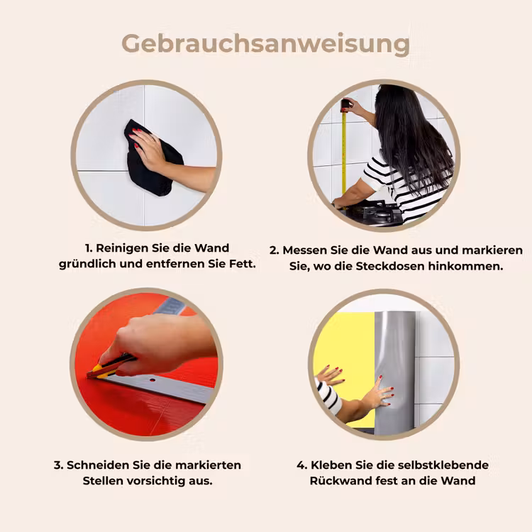Buttery - Beige - Geel keuken achterwand 2 middel 871 -gebruiksaanwijzing_DE