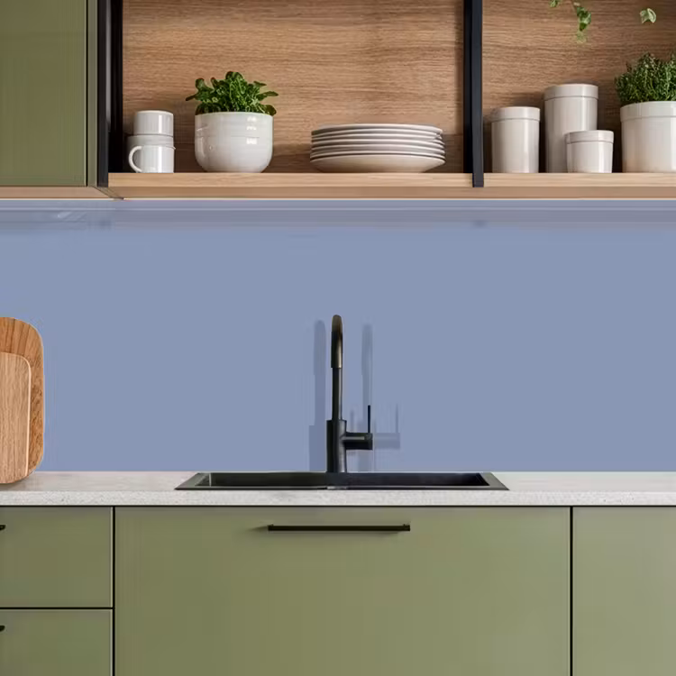 Canary - Champ - Blauw keuken achterwand 2 middel 871 -sfeer3