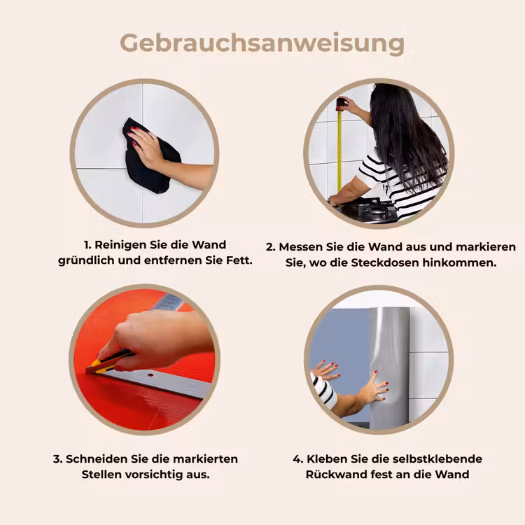 Canary - Champ - Blauw keuken achterwand 2 middel 871 -gebruiksaanwijzing_DE