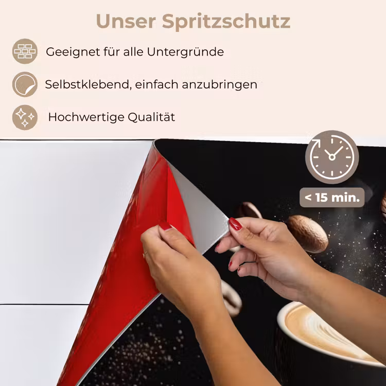 Cappuccino - Kop - Bonen - Bruin keuken achterwand spatscherm klein -spatscherm_DE