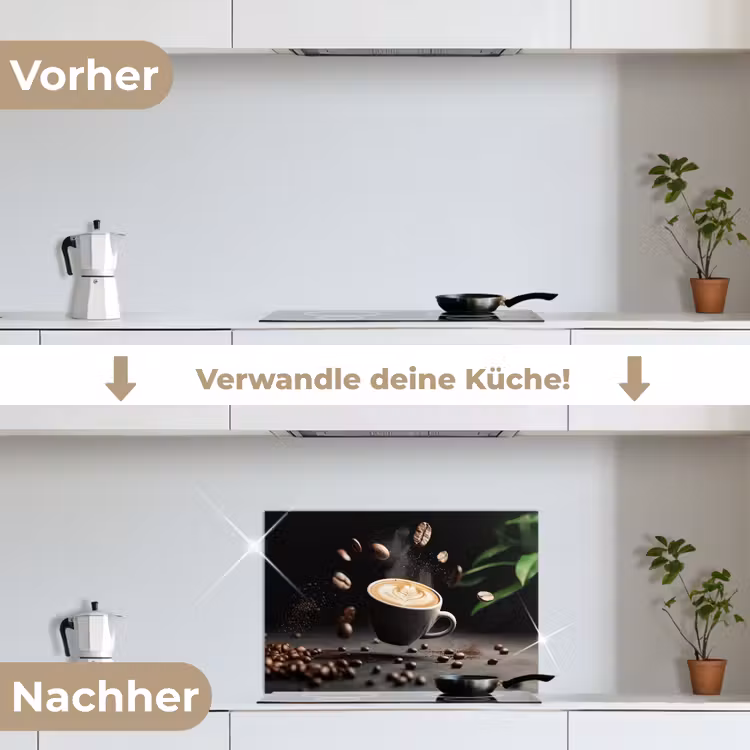 Cappuccino - Kop - Bonen - Bruin keuken achterwand spatscherm klein -voor_na_DE