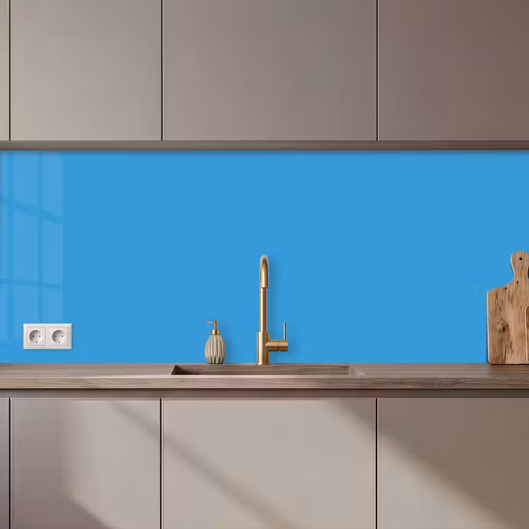 Cerulean - Breeze - Blauw keuken achterwand 2 middel 871 zz_3dshopping
