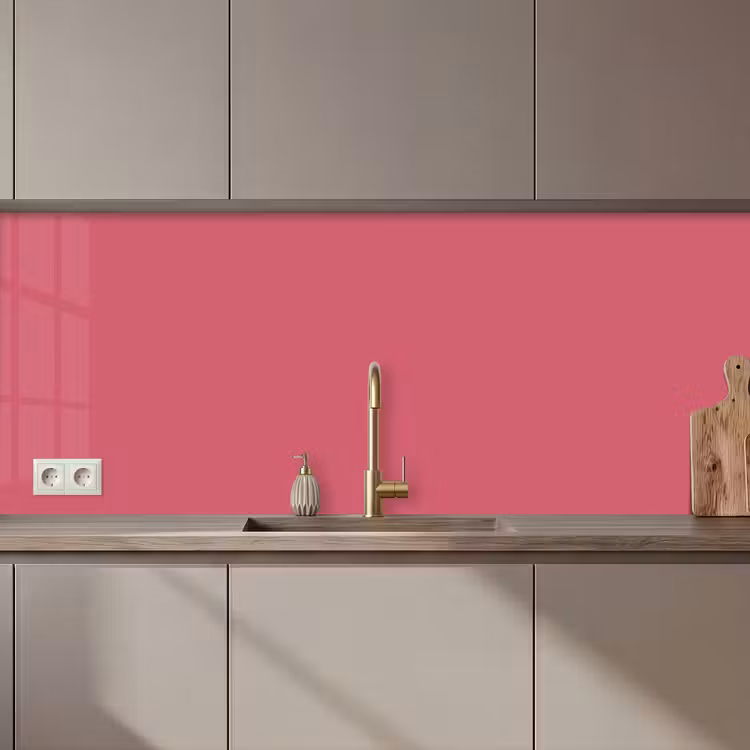 Crimson - Rose - Roze keuken achterwand 2 middel 871 zz_3dshopping