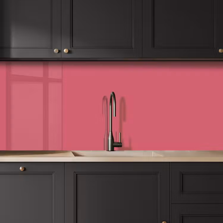 Crimson - Rose - Roze keuken achterwand 2 middel 871 -sfeer1