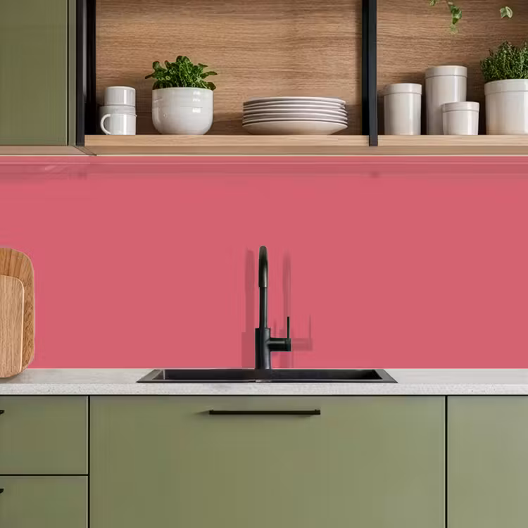 Crimson - Rose - Roze keuken achterwand 2 middel 871 -sfeer3