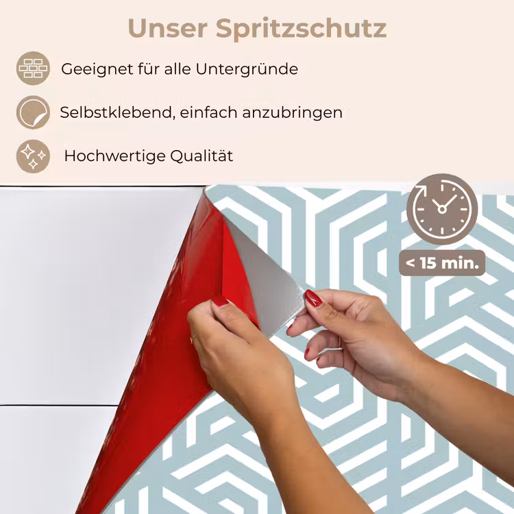 Design - Geometrie - Patroon - Driehoek keuken achterwand spatscherm klein 900 -spatscherm_DE