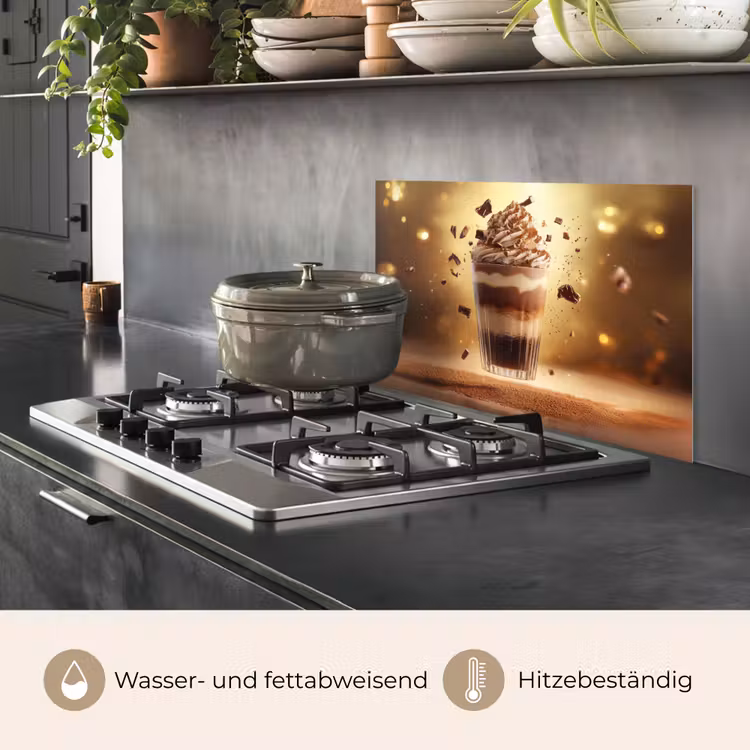 Dessert - Chocolade - Zoet - Eten keuken achterwand spatscherm klein -usp_DE